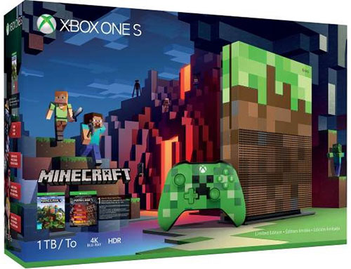 Microsoft Xbox One S 1TB Minecraft Limited Bundle - Xbox One Játékkonzol