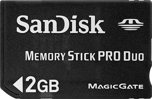 2GB Sony Memory Stick PRO Duo memóriakártya OEM