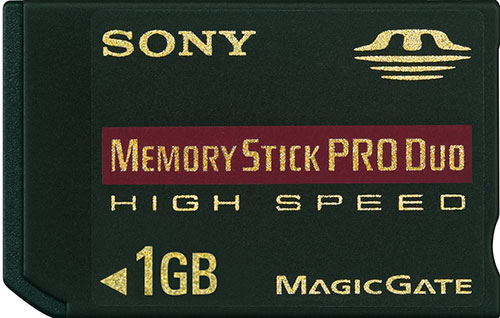 1GB Sony Memory Stick PRO Duo memóriakártya OEM - PSP Játékkonzol Kiegészítő