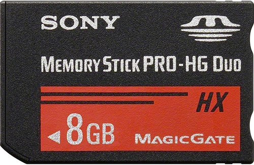 8GB Sony Memory Stick PRO Duo memóriakártya OEM - PSP Játékkonzol Kiegészítő