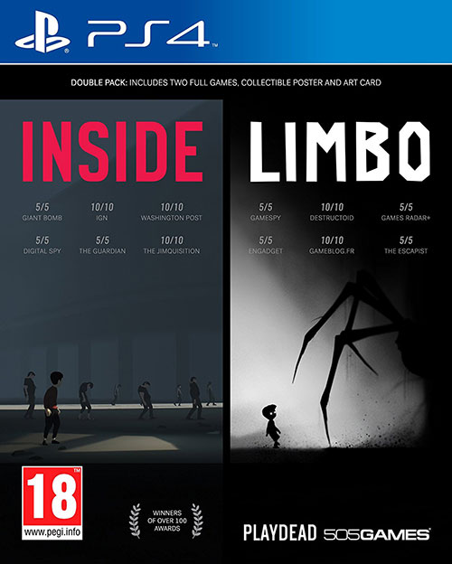 Inside + Limbo Double Pack - PlayStation 4 Játékok