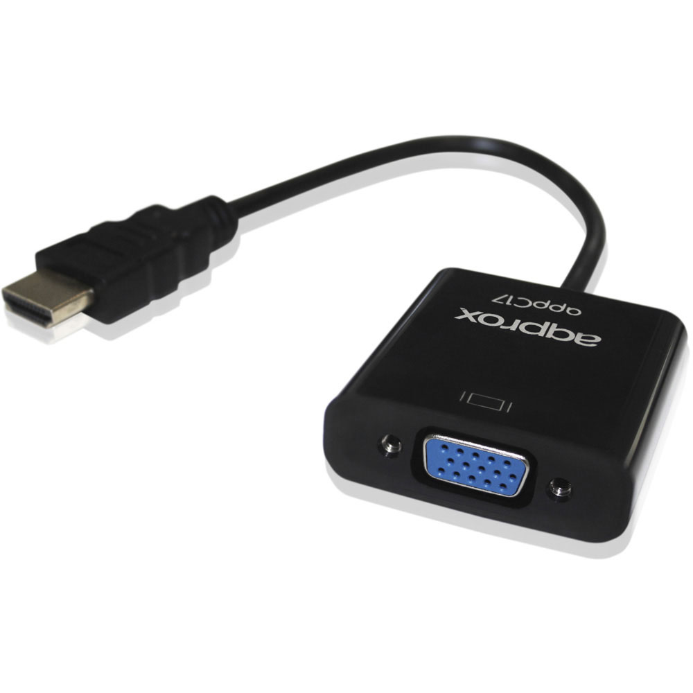 Approx APPC17 HDMI-VGA konverter +audió - Kábelek HDMI kábelek,Displayport