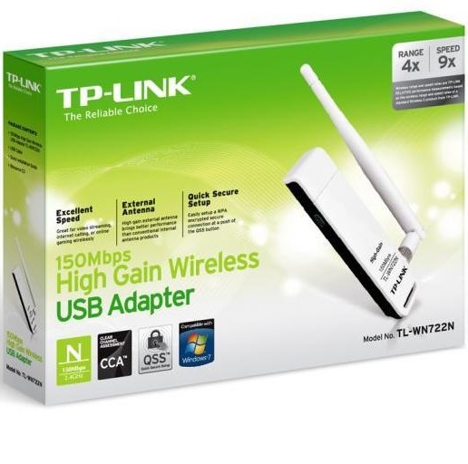TP-LINK TL-WN722N WiFi USB+Antenna 150M - Számítástechnika USB-s eszközök