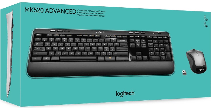 Logitech MK520 Billentyűzet+Egér vezeték nélküli fekete