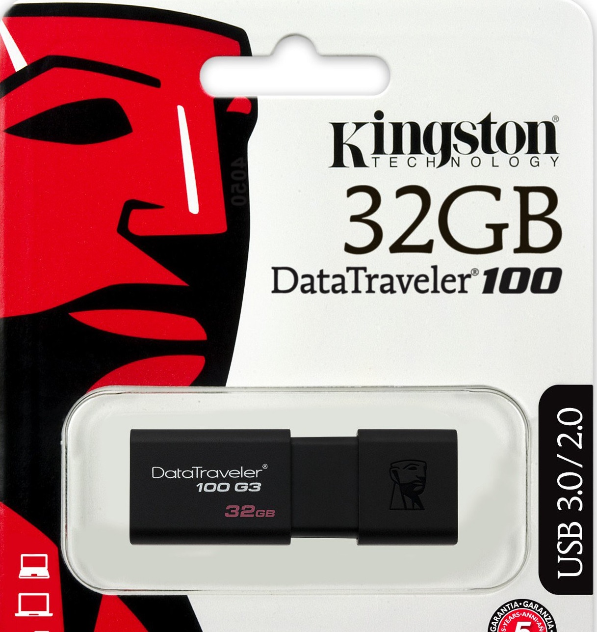Kingston 32GB Pendrive DT100G3 USB3.0 - Számítástechnika Pendrive
