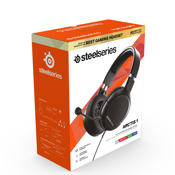 SteelSeries Arctis 1 Fekete - PlayStation 4 Játékkonzol Kiegészítő