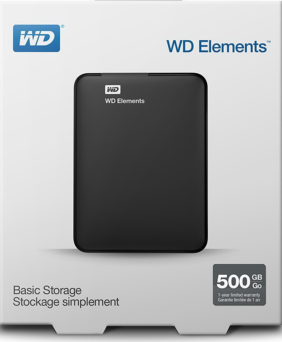 Western Digital WD Elements 500GB külső USB3.0 HDD