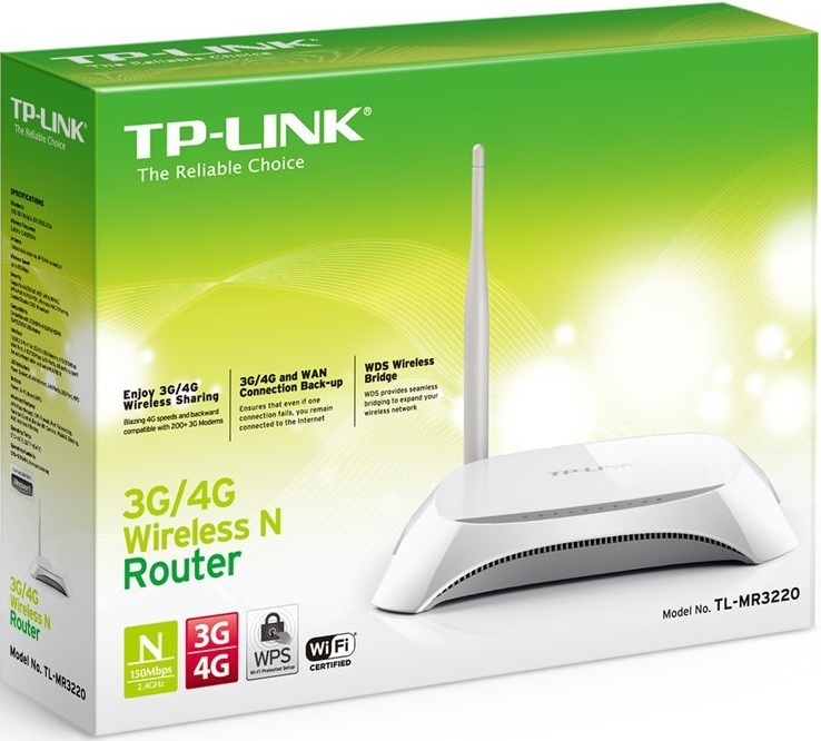 TP-LINK TL-MR3220 WiFi 3G/4G Router - Számítástechnika Router