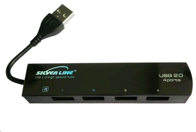 Silverline 4port USB2.0 HUB SL-004H - Számítástechnika USB-s eszközök