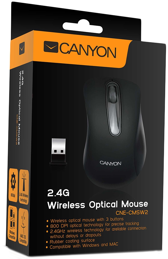 Canyon CNE-CMSW2 wireless optikai egér