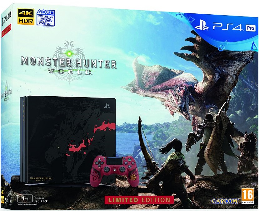Sony Playstation 4 Pro 1TB Monster Hunter World Limited Edition Bundle