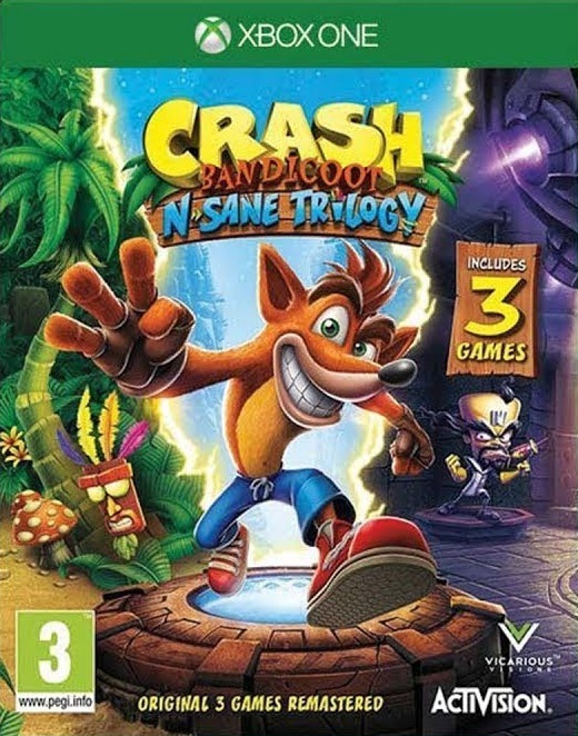 Crash Bandicoot N Sane Trilogy - Xbox One Játékok