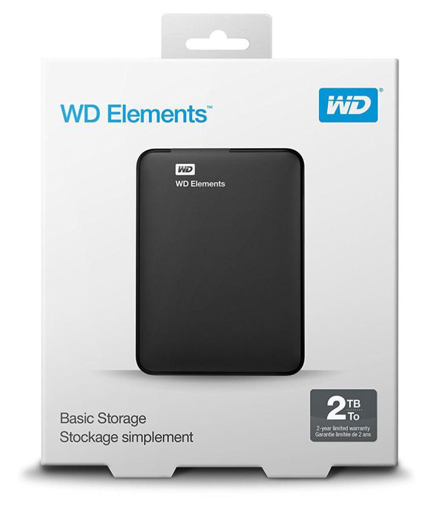 Western Digital WD Elements Portable 2TB USB 3.0 külső HDD