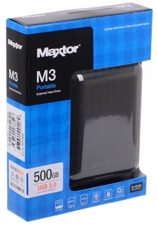 Maxtor 500GB M3 Portable 2.5