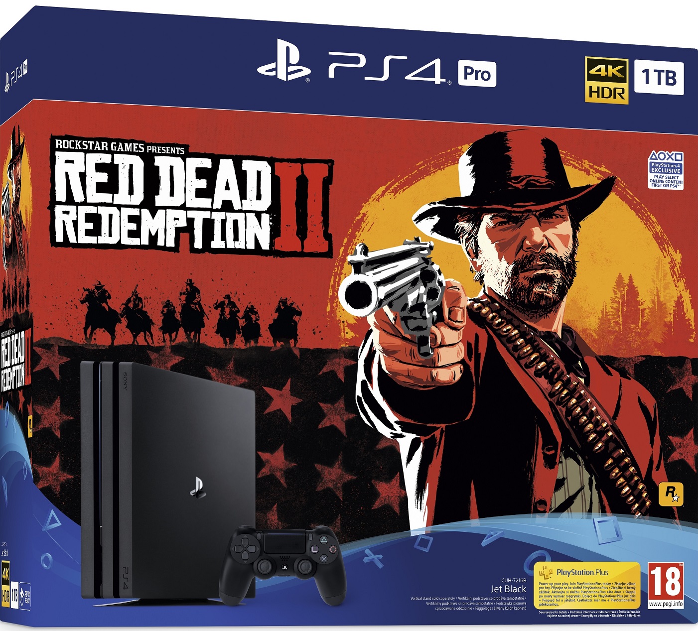 Sony PlayStation 4 Pro 1TB (PS4 Pro) + Red Dead Redemption 2