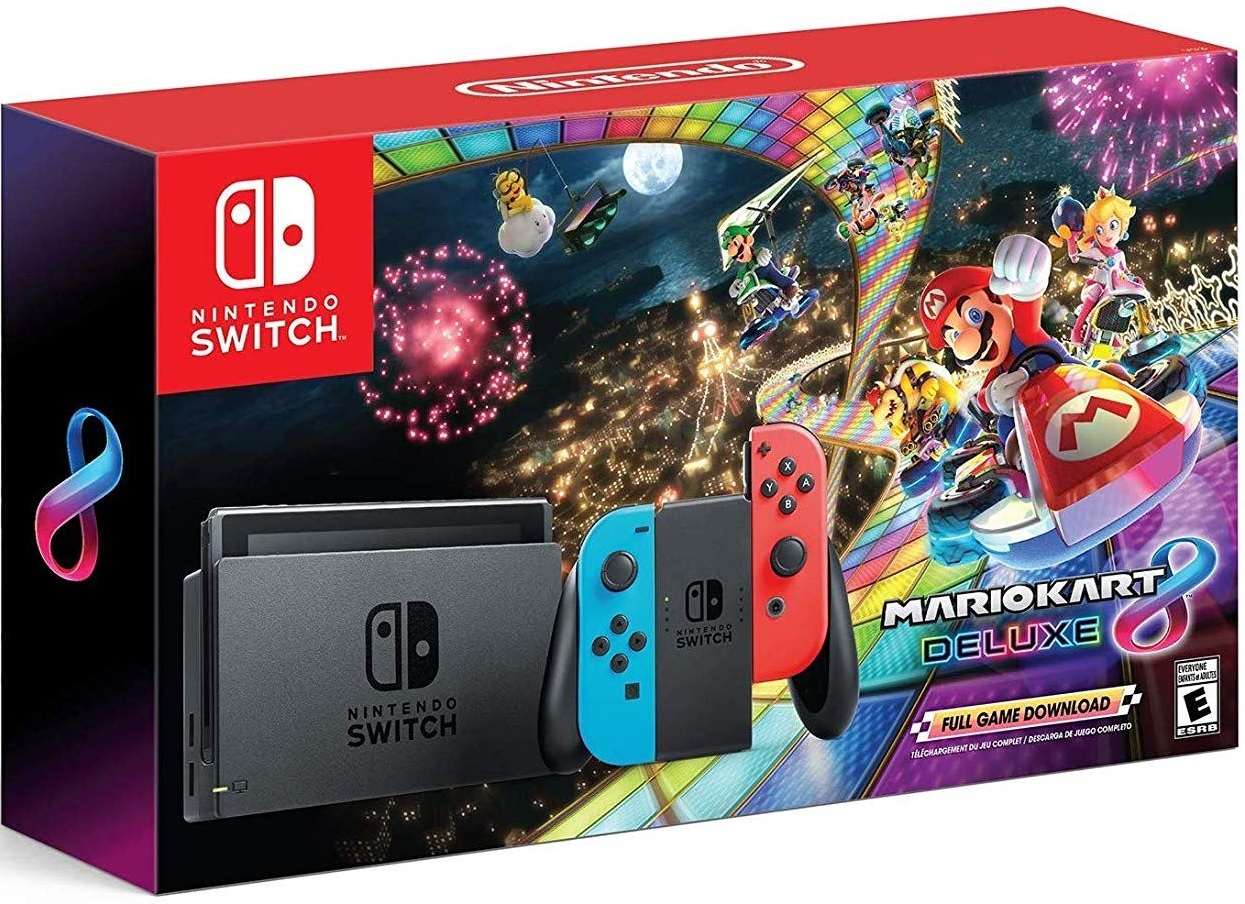 Nintendo Switch Neon Red / Neon Blue + Mario Kart 8 Deluxe+ 3 hónapos előfizetés