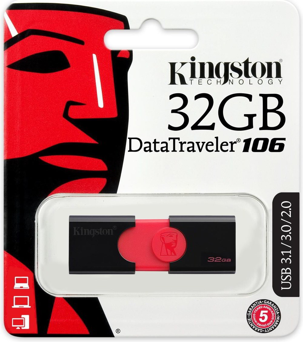 Kingston 32GB DT106 USB3.0 Pendrive - Számítástechnika Pendrive