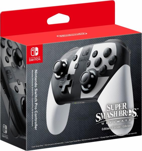 Nintendo Switch Pro Controller Super Smash Bros Skin