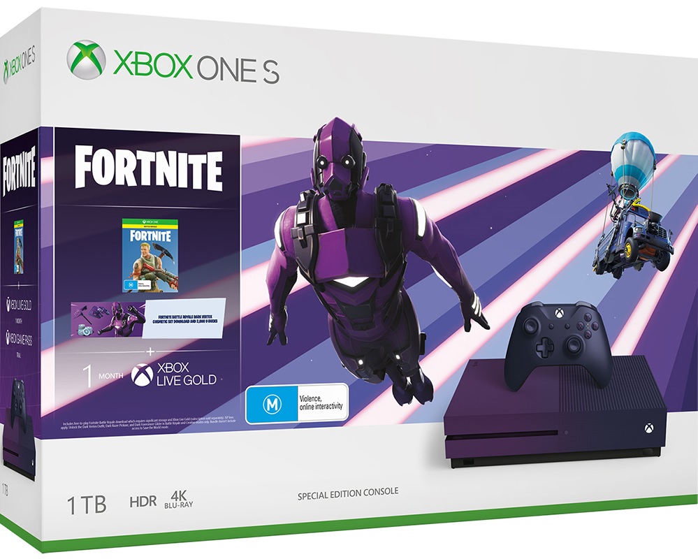 Microsoft Xbox One S 1TB Fortnite Battle Royal Edition - Xbox One Játékkonzol