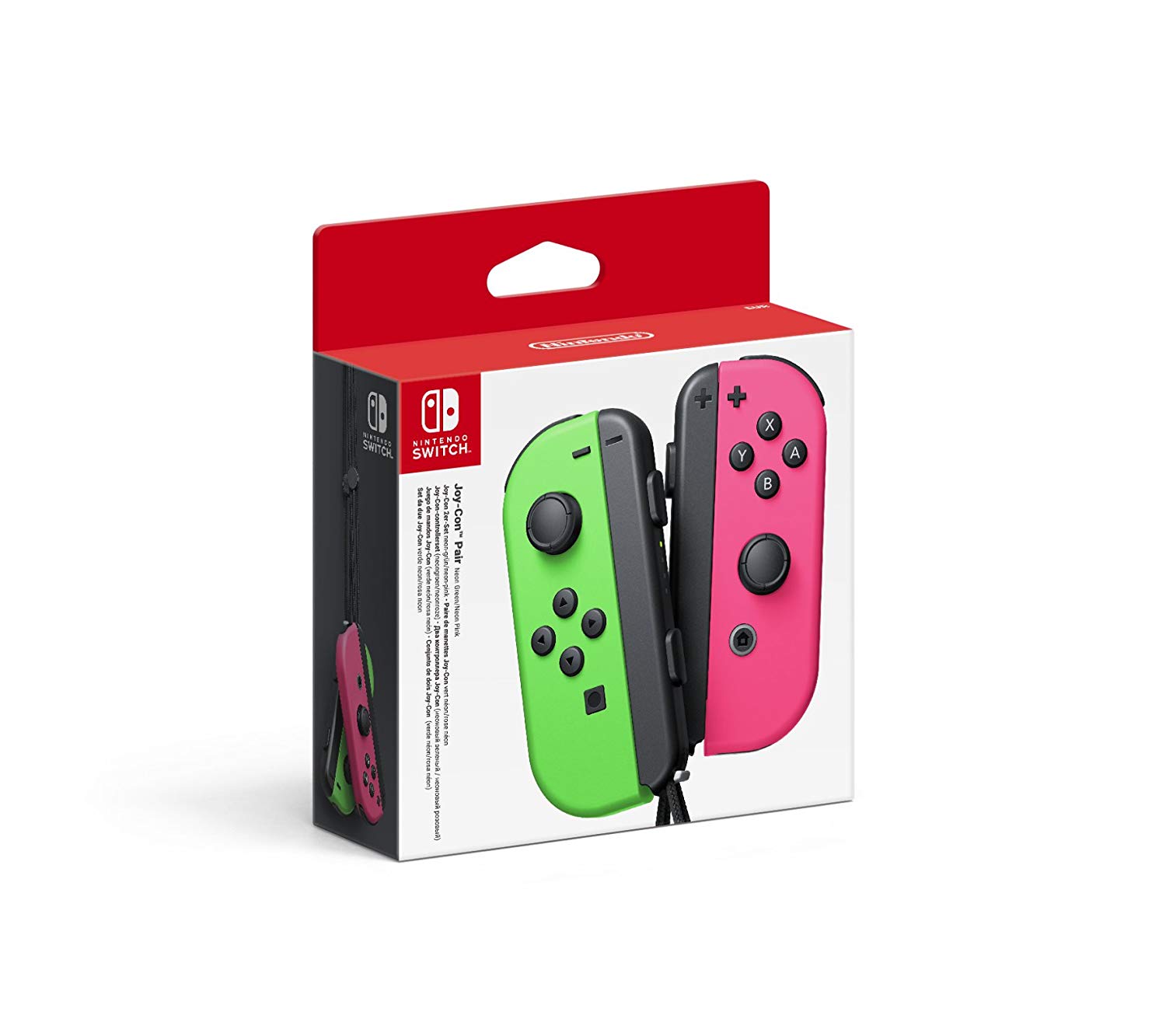 Nintendo Switch Joy-Con Pair Neon Green / Neon Pink - Nintendo Switch Játékkonzol Kiegészítő