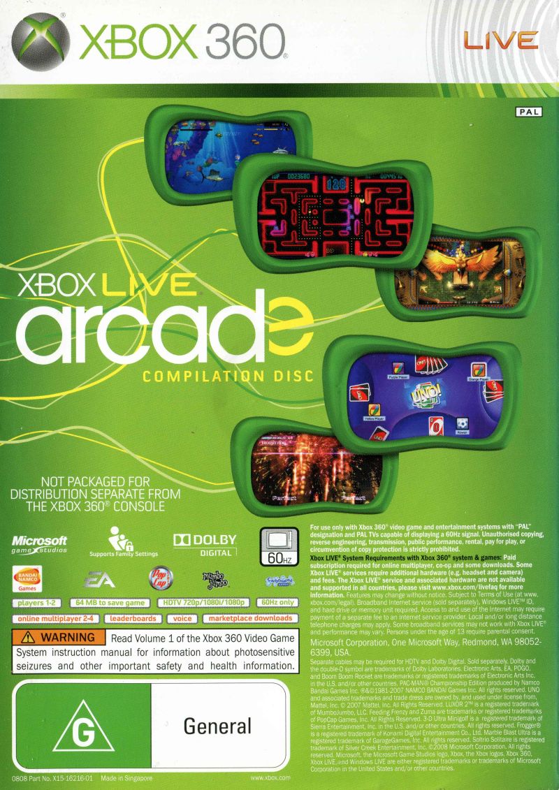 XBOX Live Arcade Compilation