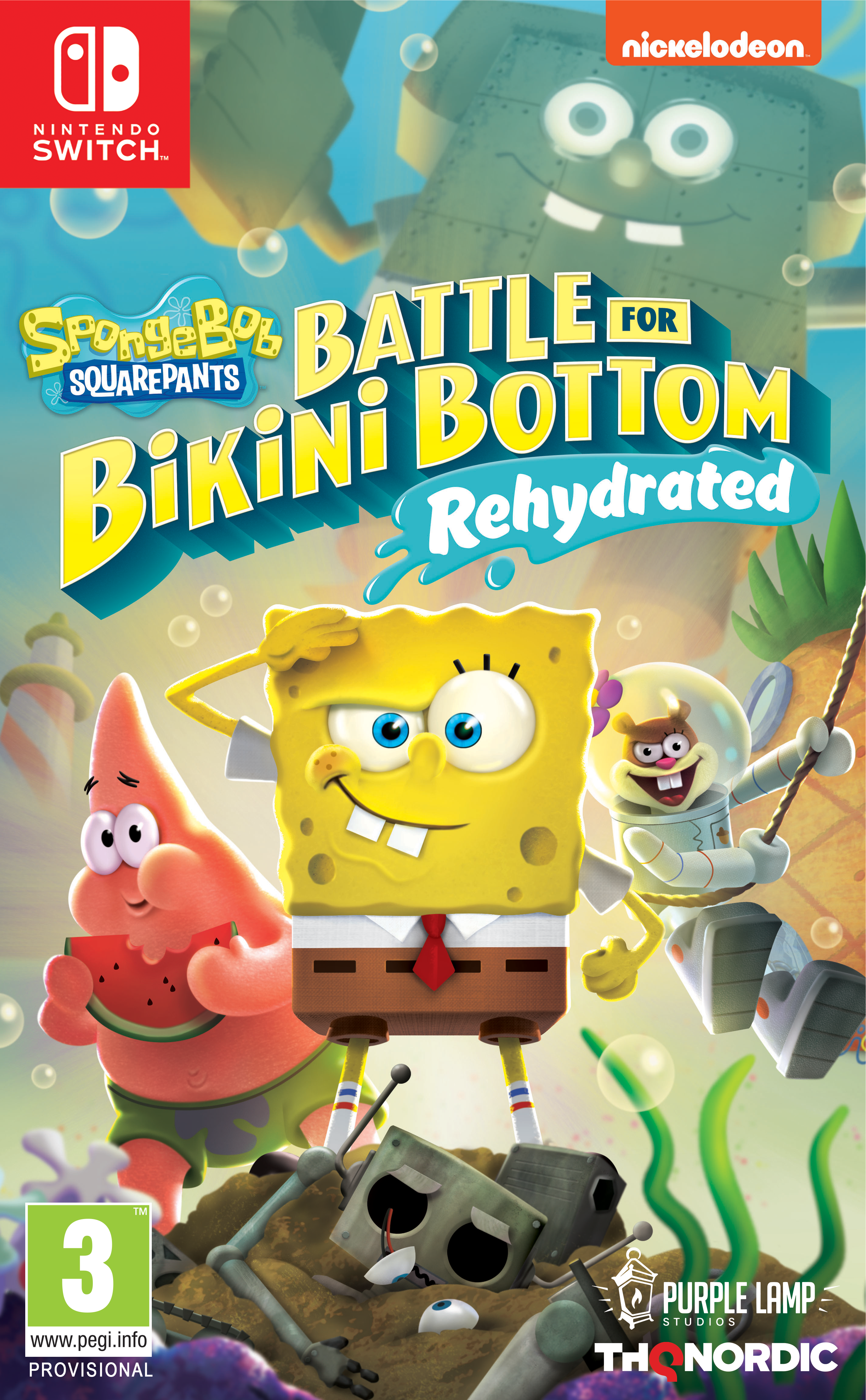 SpongeBob Squarepants: Battle for Bikini Bottom – Rehydrated - Nintendo Switch Játékok