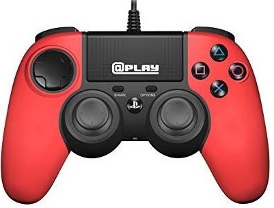 @Play Officially Licensed PS4 Wired Controller - Piros