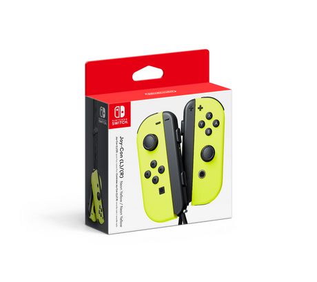 Nintendo Switch Joy-Con Pair Neon Yellow - Nintendo Switch Játékkonzol Kiegészítő