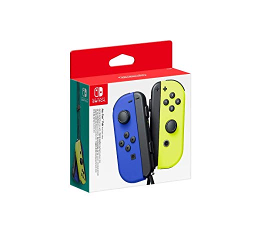 Nintendo Switch Joy-Con Pair Blue/Neon Yellow - Nintendo Switch Játékkonzol Kiegészítő