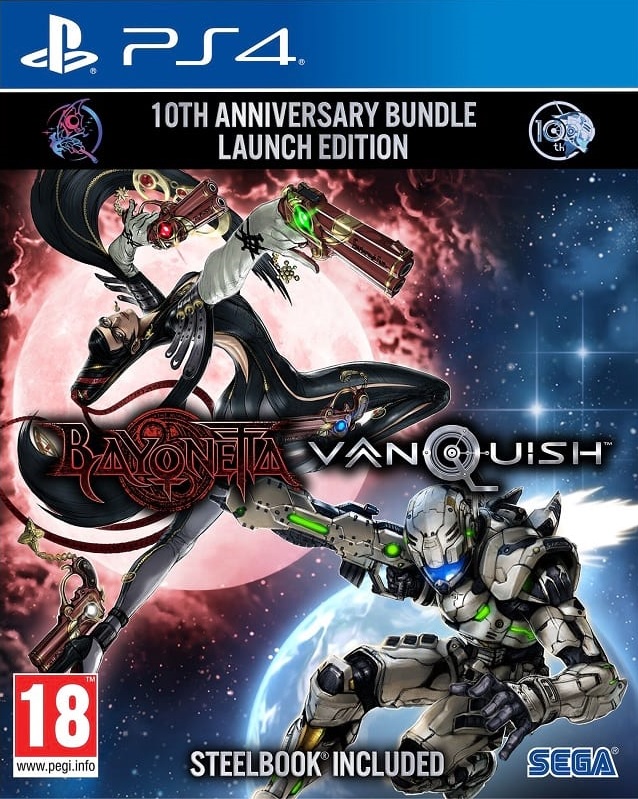 Bayonetta and Vanquish 10th Anniversary Bundle Steelbook Launch Edition