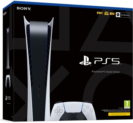 Sony PlayStation 5 Digital Edition (PS5) - PlayStation 5 Játékkonzol