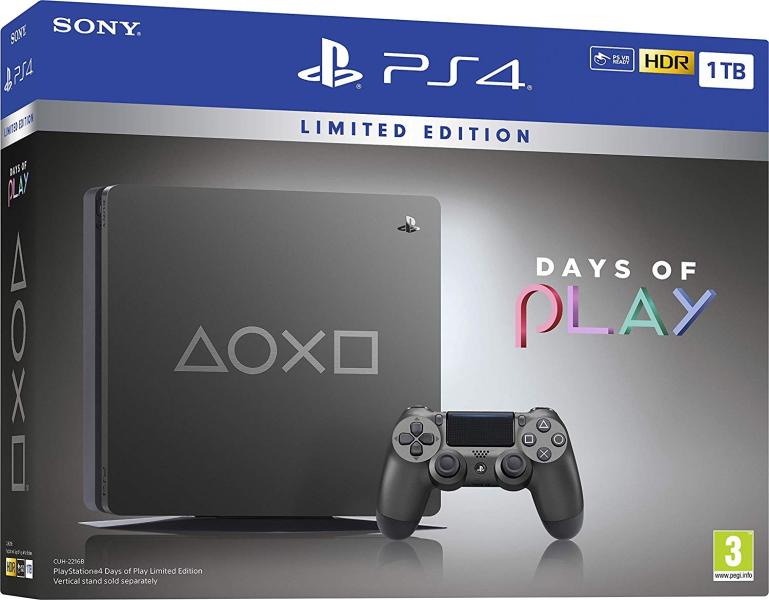 Sony Playstation 4 Slim 1TB Days of Play Limited Edition 2019 - PlayStation 4 Játékkonzol