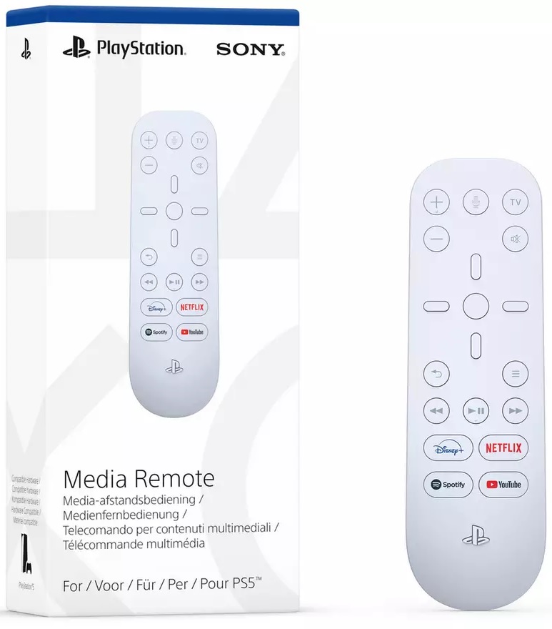 PlayStation 5 (PS5) Media Remote  - PlayStation 5 Játékkonzol Kiegészítő