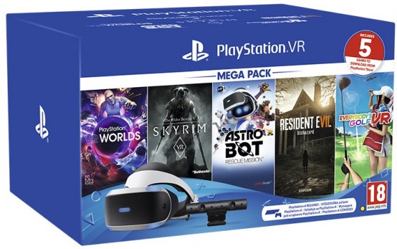 Sony PlayStation VR Mega Pack 2 - PlayStation 4 VR Szemüveg és Kiegészítő