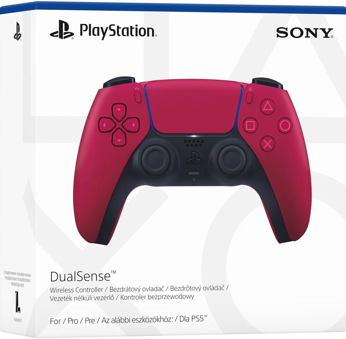 Sony PlayStation 5 (PS5) DualSense vezeték nélküli kontroller Cosmic Red