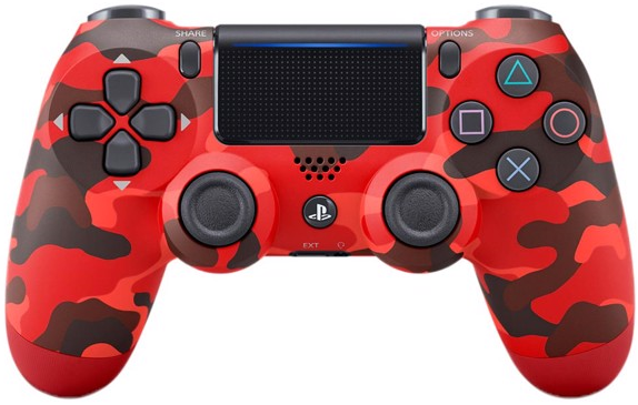 Sony Playstation 4 Dualshock 4 V2 kontroller Red Camouflage - PlayStation 4 Kontroller