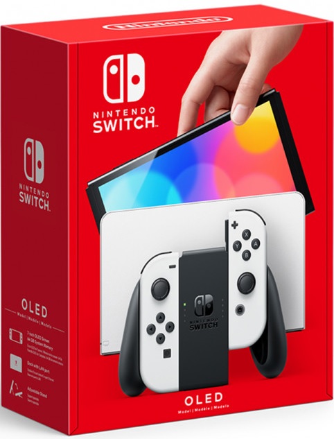 Nintendo Switch OLED Fehér (NSH-008) - Nintendo Switch Játékkonzol