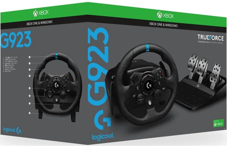 Logitech G923 Trueforce Racing Wheel and Pedals (Xbox One/PC)