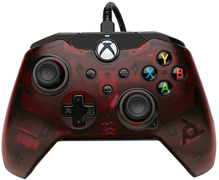 PDP Wired Controller Crimson Red