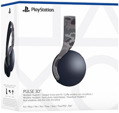Sony PlayStation 5 (PS5) Pulse 3D Wireless Headset Grey Camo