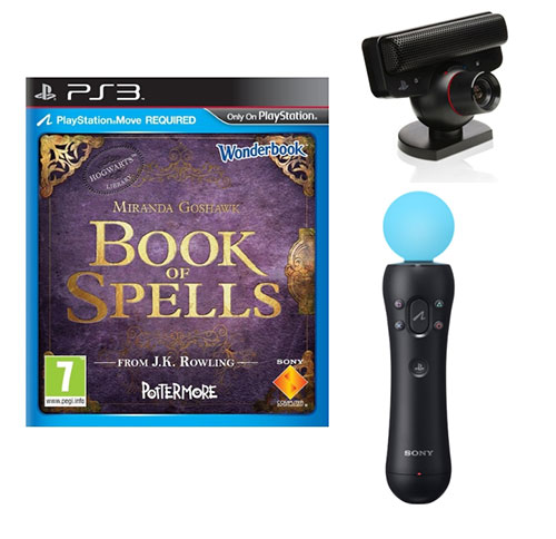 PlayStation Move Wonderbook: Book of Spells PS3 PS Eye és PS Move csomagban Magyar szinkronnal - PlayStation 3 Játékkonzol Kiegészítő
