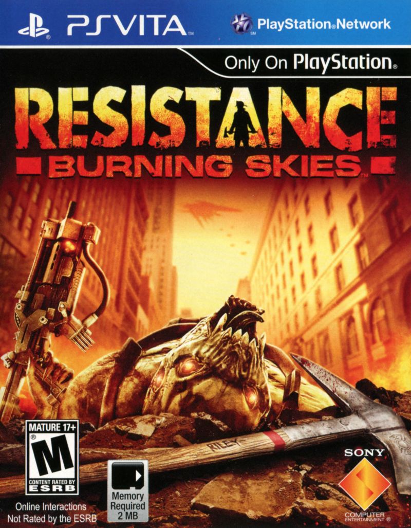 Resistance Burning Skies - PS Vita Játékok