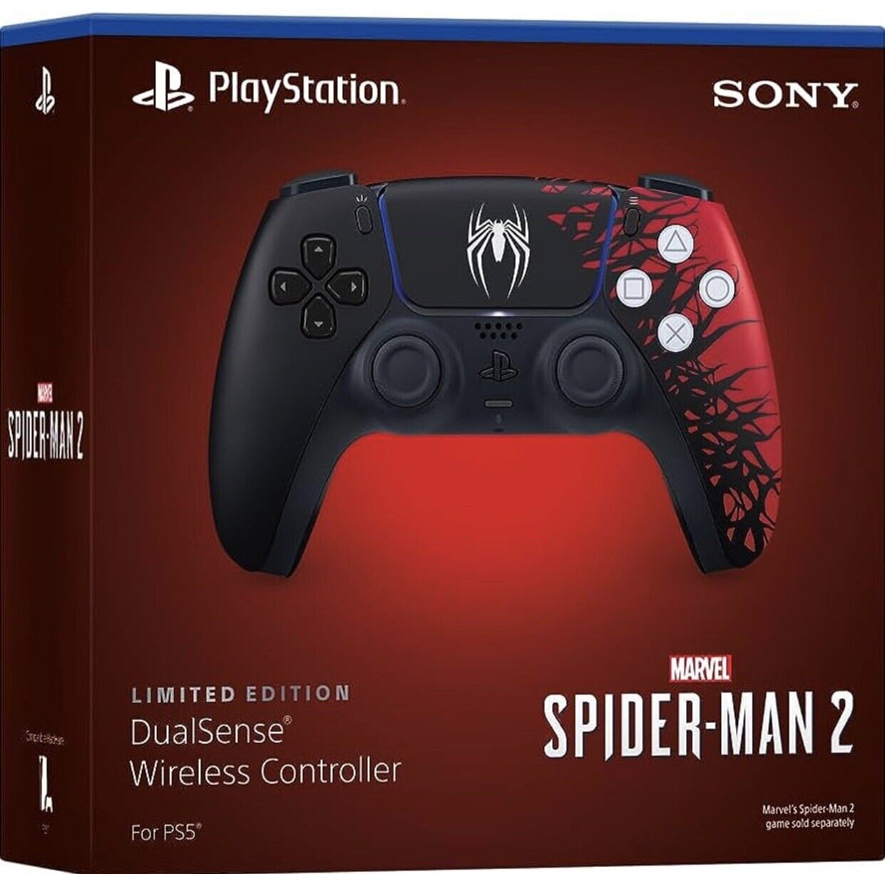 Sony PlayStation 5 (PS5) DualSense vezeték nélküli kontroller Spider-Man 2 Limited Edition