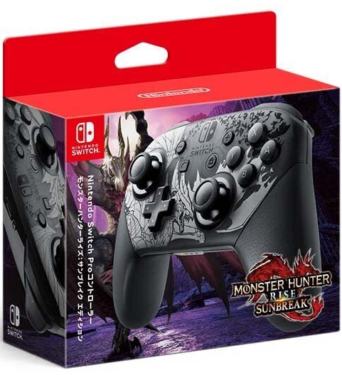 Nintendo Switch Pro Controller - Monster Hunter Rise Sunbreak Edition