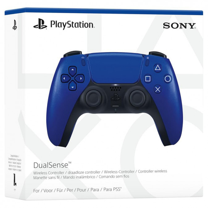 Sony PlayStation 5 (PS5) DualSense vezeték nélküli kontroller Cobalt Blue - PlayStation 5 Kontrollerek