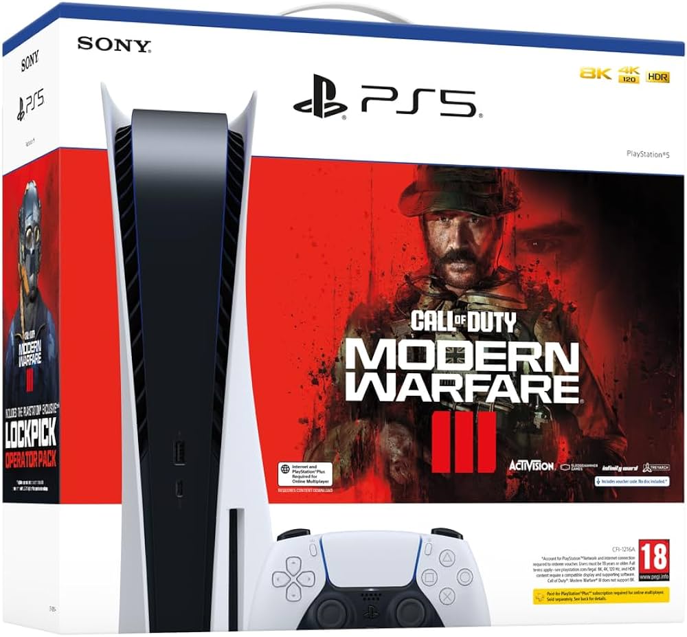 Sony PlayStation 5 (Ps5) 825GB + Modern Warfare III