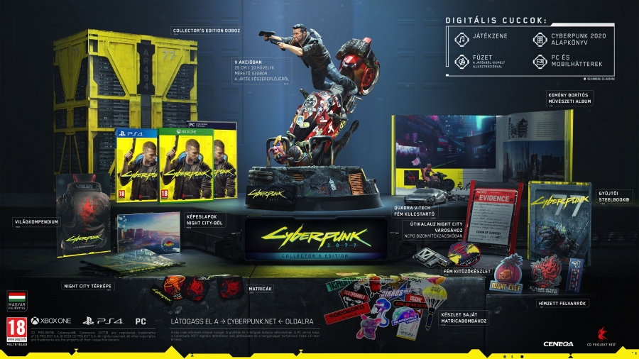 Cyberpunk 2077 Collectors Edition (Magyar Felirattal) - PlayStation 4 Játékok