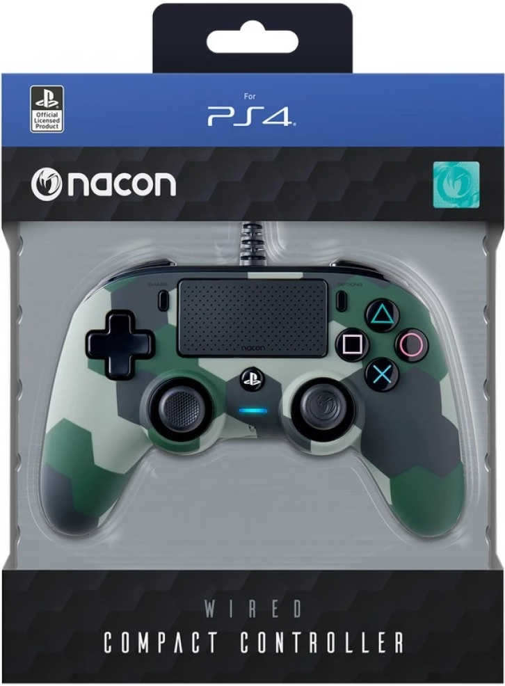 NACON Wired compact controller Green Camouflage