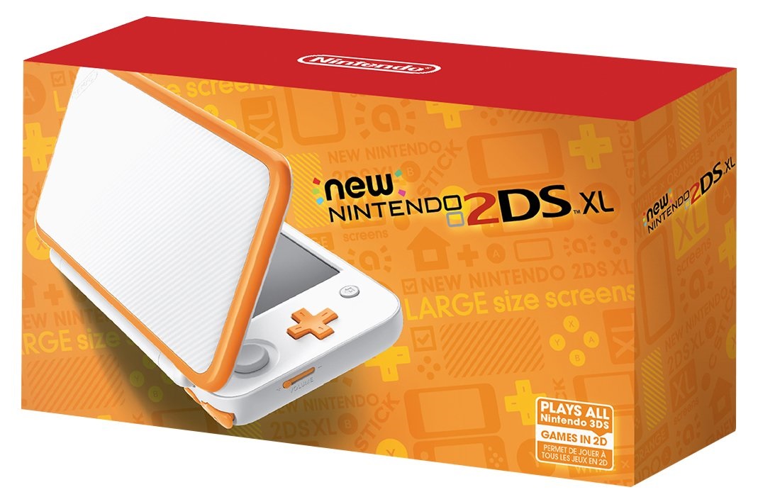 New Nintendo 2DS XL (White-Orange)