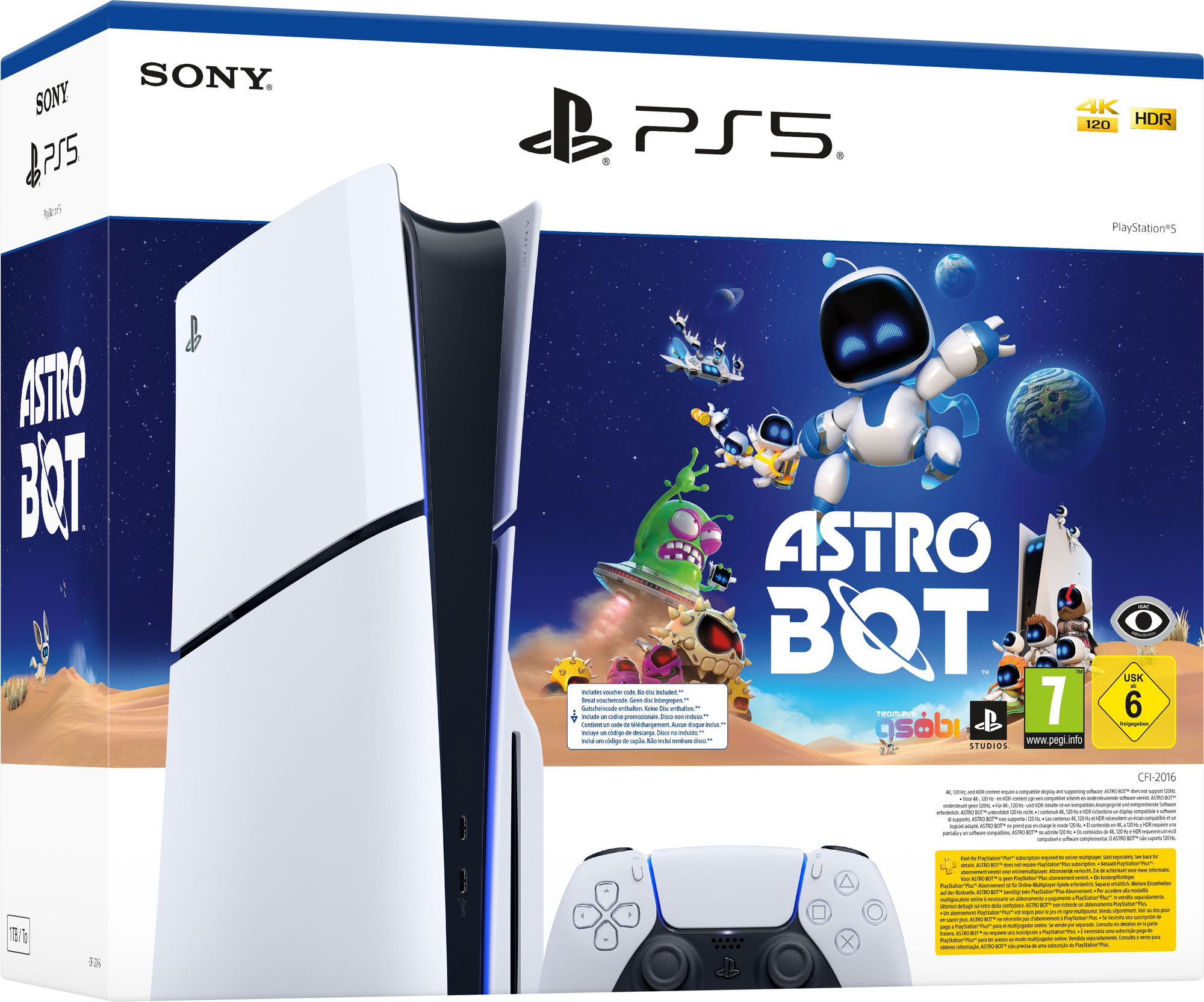 Sony PlayStation 5 Slim (CFI-2016) + Astro Bot